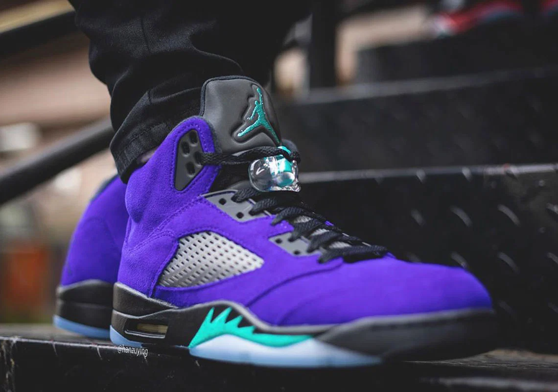 Giày Nike Air Jordan 5 Retro 'Alternate Grape' 136027-500 - Ảnh 4