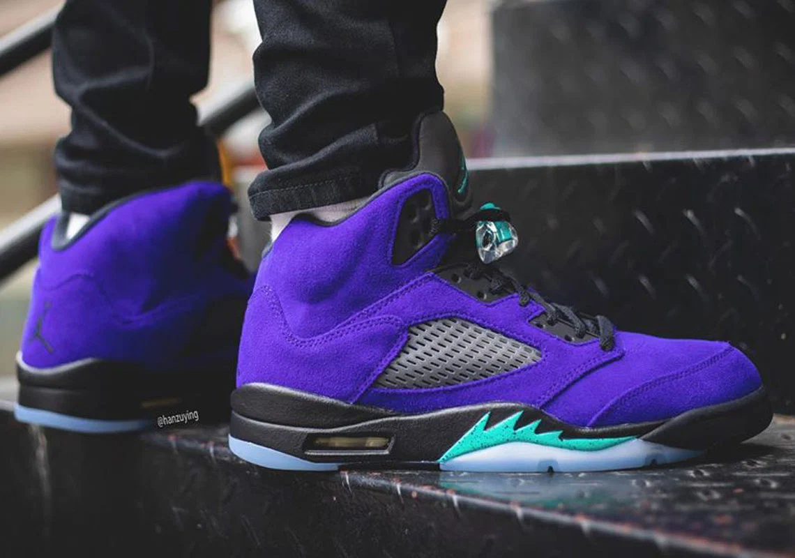 Giày Nike Air Jordan 5 Retro 'Alternate Grape' 136027-500 - Ảnh 5