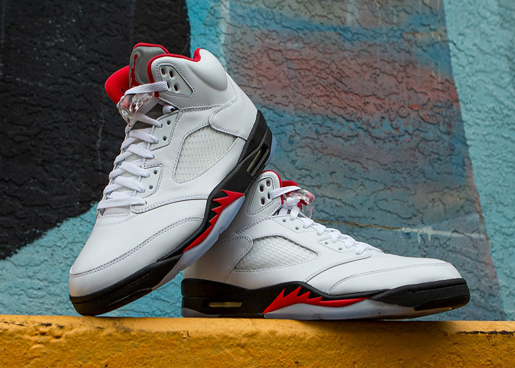 Giày Nike Air Jordan 5 Retro 'Fire Red' 2020 DA1911-102 - Ảnh 5