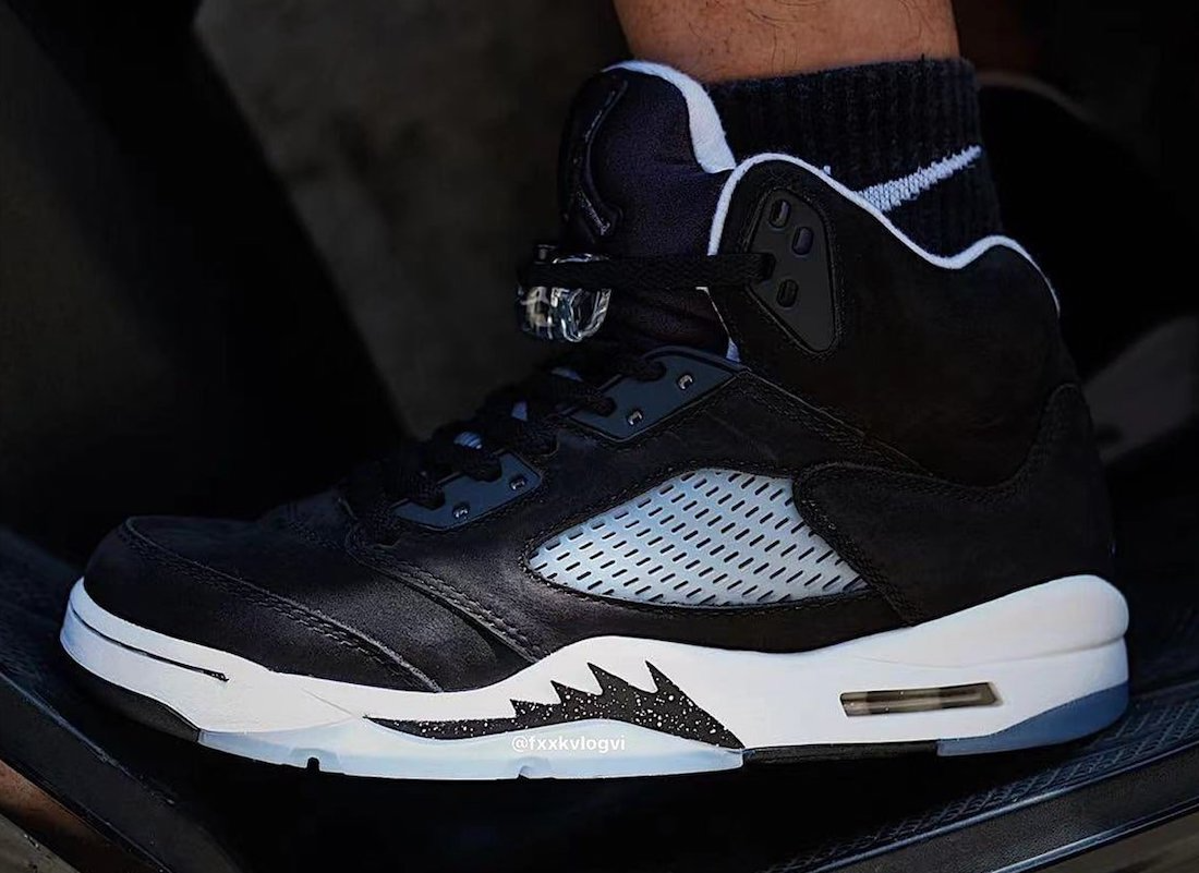 Giày Nike Air Jordan 5 Retro 'Oreo' 2021 CT4838-011 - Ảnh 4