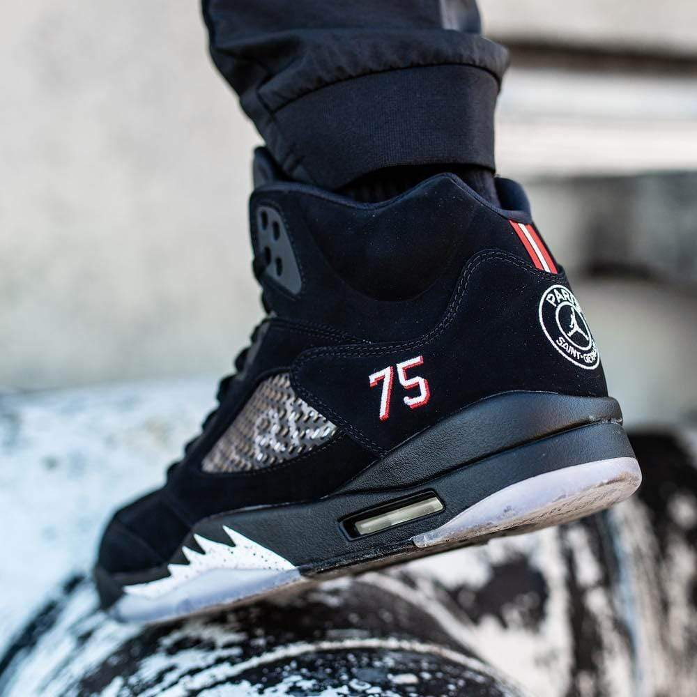 Giày Nike Paris Saint-Germain x Air Jordan 5 Retro 'Paris Saint-Germain' AV9175-001 - Ảnh 3