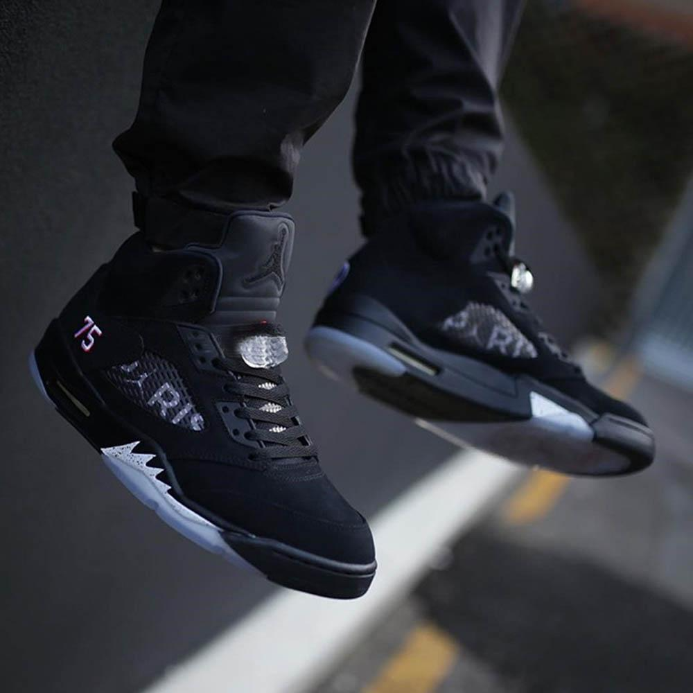 Giày Nike Paris Saint-Germain x Air Jordan 5 Retro 'Paris Saint-Germain' AV9175-001 - Ảnh 2