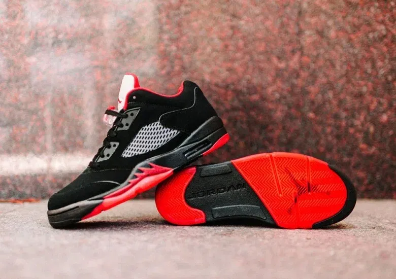 Giày Nike Air Jordan 5 Retro Low BG 'Alternate 90' 314338-001 - Ảnh 4