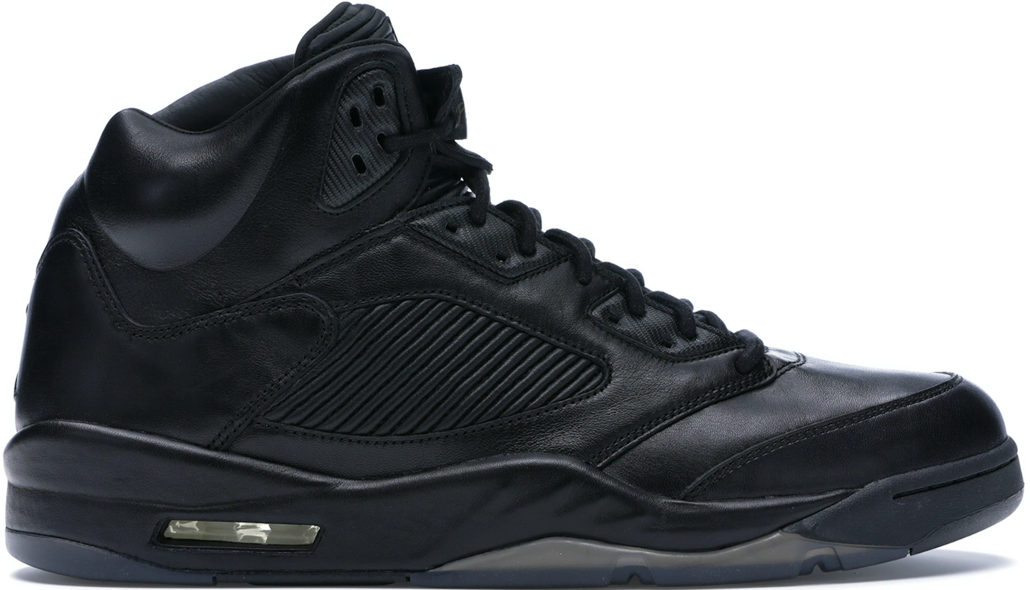 Giay Nike Air Jordan 5 Retro Premium 'Triple Black' 881432-010
