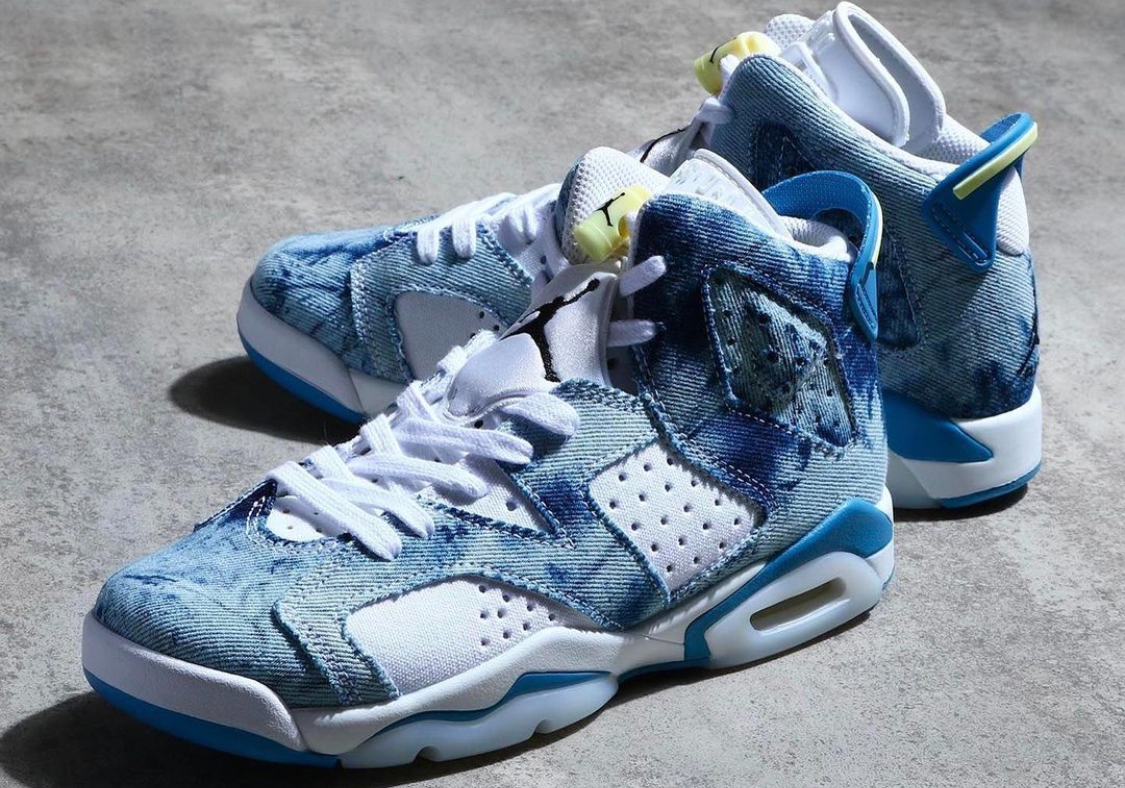Giày Nike Jordan 6 Retro Washed Denim DM9045-100 - Ảnh 4