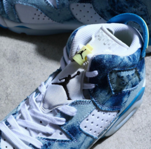 Alternative view of Giày Nike Jordan 6 Retro Washed Denim DM9045-100