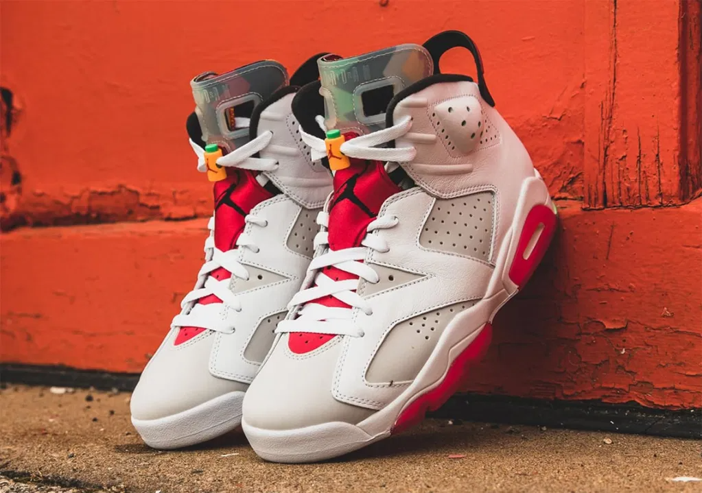 Giày Nike Air Jordan 6 Retro GS 'Hare' 384665-062 - Ảnh 4