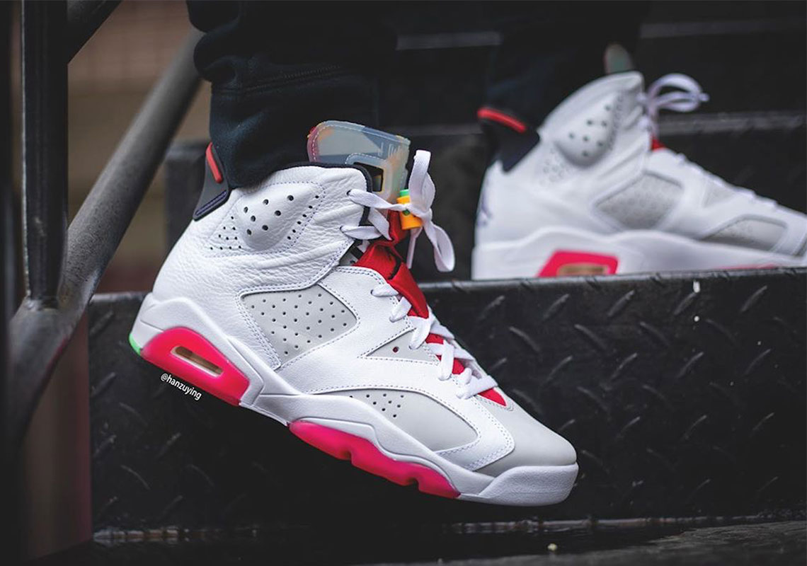 Giày Nike Air Jordan 6 Retro GS 'Hare' 384665-062 - Ảnh 3