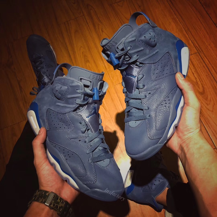 Giày Nike Jordan 6 Retro 'Diffuse Blue' 384664-400 - Ảnh 4
