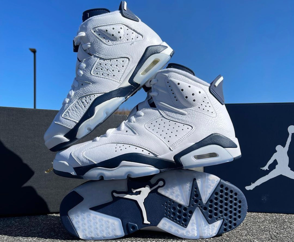 Giày Nike Air Jordan 6 Retro 'Midnight Navy' CT8529-141 - Ảnh 4