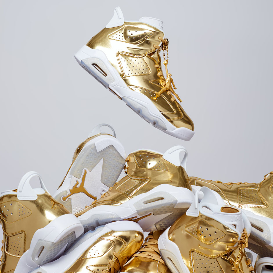 Giày Nike Jordan 6 Retro 'Pinnacle Metalic Gold' 854271-730 - Ảnh 4
