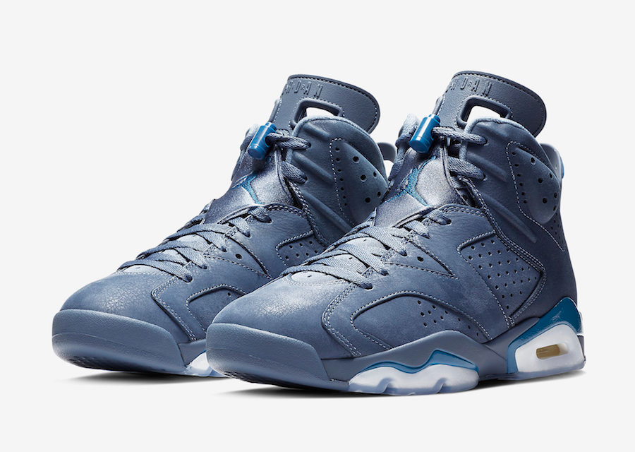 Giày Nike Air Jordan 6 Retro GS 'Diffused Blue' 384665-400 - Ảnh 3