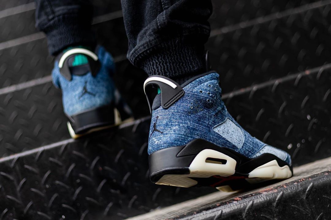 Giày Nike Air Jordan 6 Retro 'Washed Denim' CT5350-401 - Ảnh 6