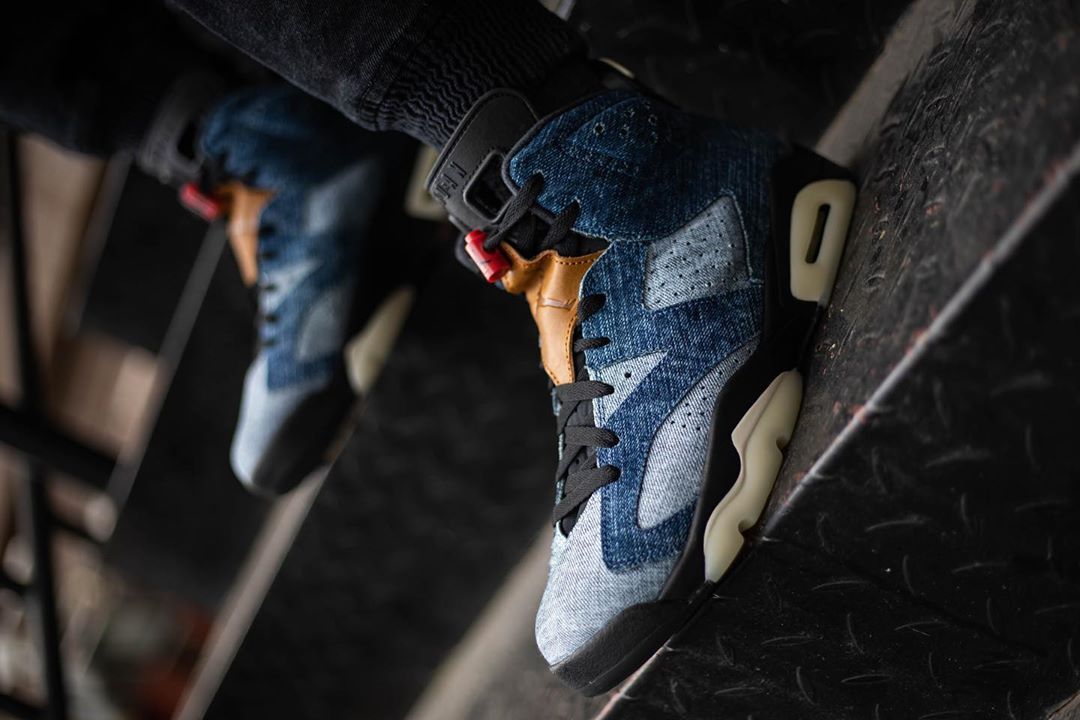 Giày Nike Air Jordan 6 Retro 'Washed Denim' CT5350-401 - Ảnh 5