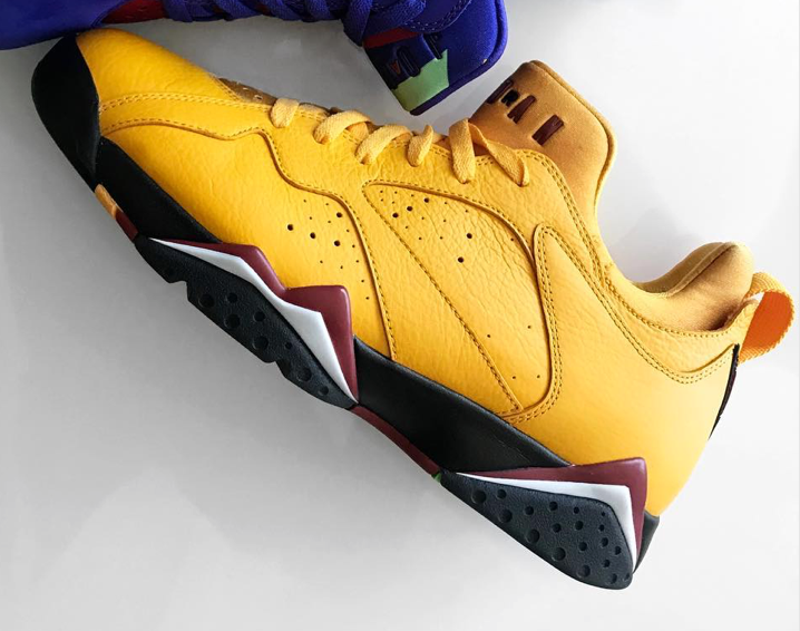 Giày Nike Air Jordan 7 Retro Low NRG 'Taxi' AR4422-701 - Ảnh 3