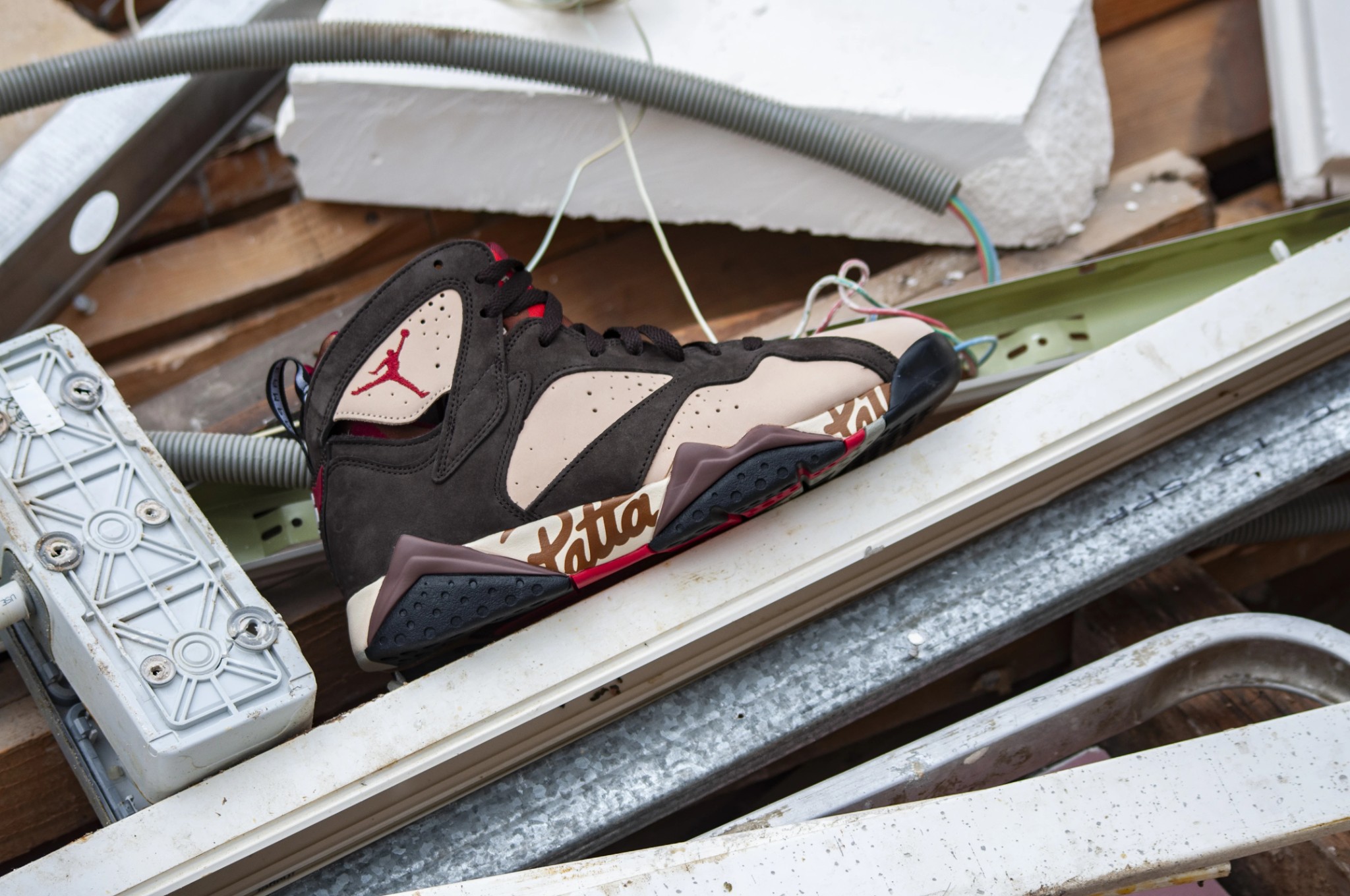 Giày Nike Air Jordan 7 Retro Patta Shimmer AT3375-200 - Ảnh 8