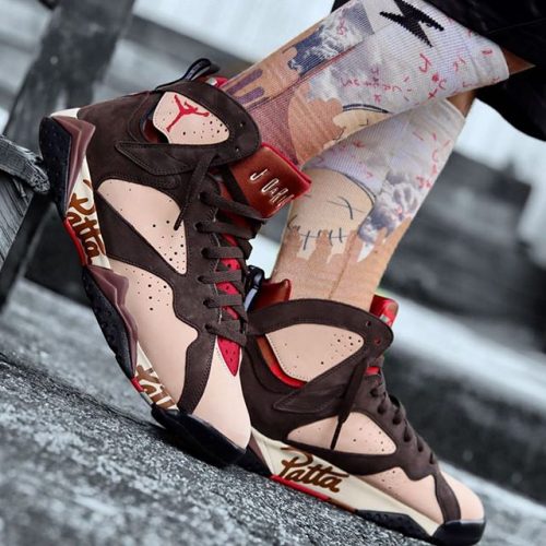 Giày Nike Air Jordan 7 Retro Patta Shimmer AT3375-200 - Ảnh 2