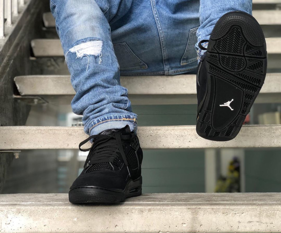 Giày Nike Air Jordan 4 Retro 'Black Cat' 2020 CU1110-010 - Ảnh 10