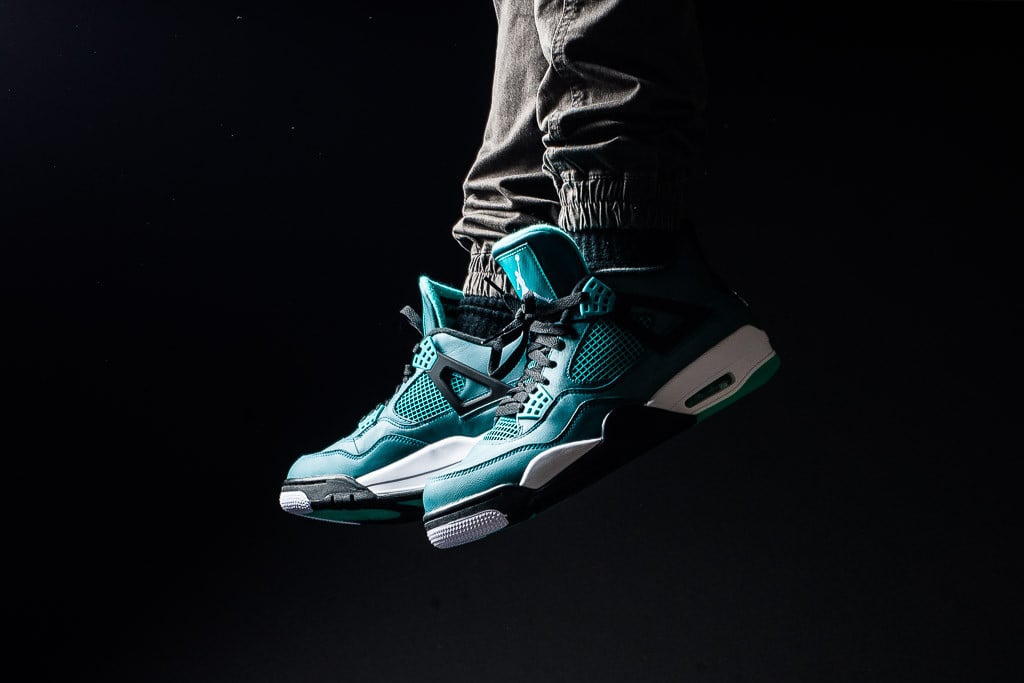 Giày Nike Air Jordan 4 Retro 30th 'Teal' 705331-330 - Ảnh 3
