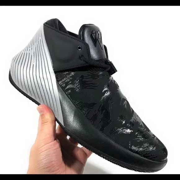 Giày Nike Why Not Zer0.1 Low TB 'Black Metallic Silver' AQ9682-001 - Ảnh 2