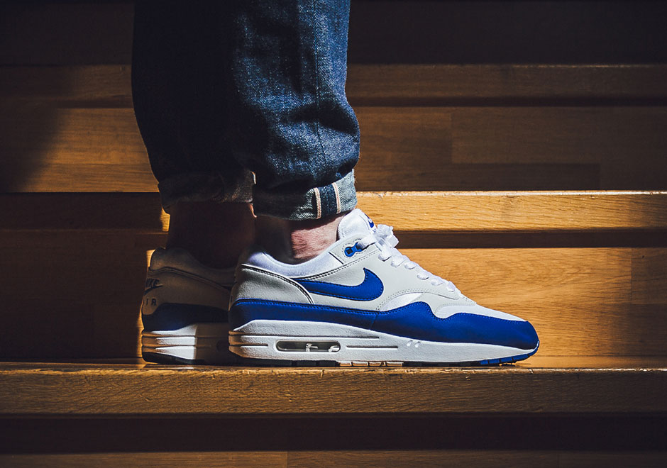 Giày Nike Air Max 1 OG 'Anniversary Royal' 908375-101 - Ảnh 7