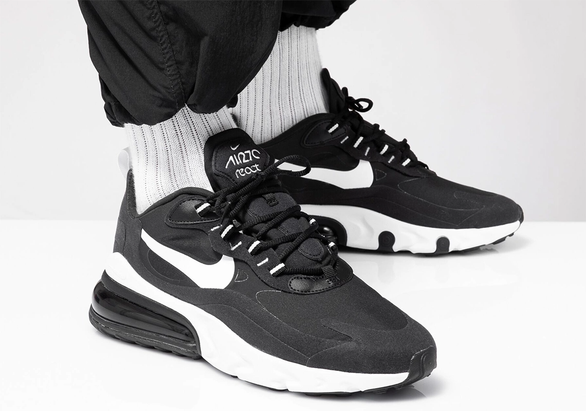 Giày Nike Air Max 270 React 'Black' A04971-004 - Ảnh 2