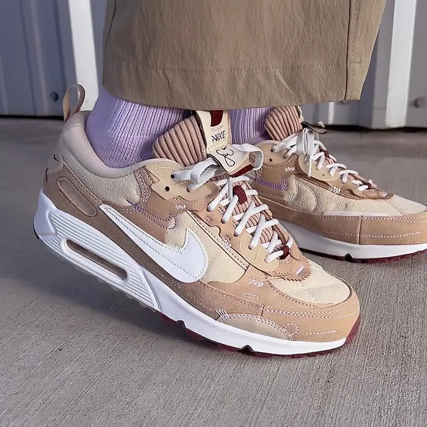 Giay Nike Serena Williams x Air Max 90 Futura 'Hemp' DX4221-200