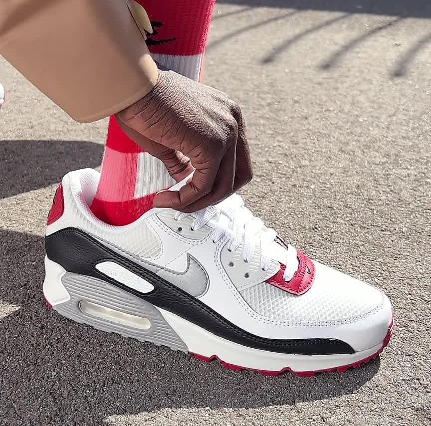 Giày Nike Air Max 90 'Photon Dust Varsity Red' DO8902-001 - Ảnh 2