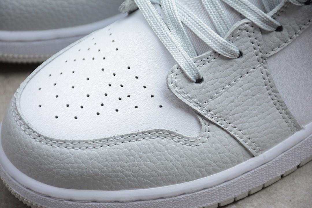 Giày Nike Air Jordan 1 Mid SE GS 'Swoosh Logo Grey Camo' DD3235-100 - Ảnh 13