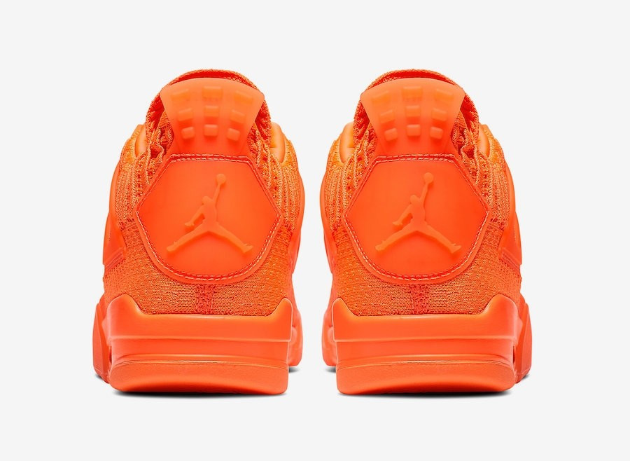 Giày Nike Air Jordan 4 Flyknit 'Total Orange' AQ3559-800 - Ảnh 8