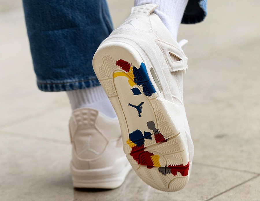 Giay Nike Air Jordan 4 Retro 'Sail' DQ4909-100