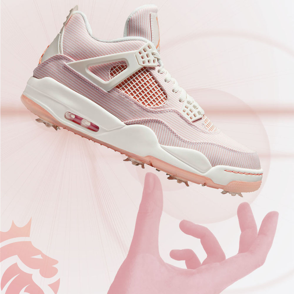 Giày Golf Nike Air Jordan 4 Golf NRG 'Seersucker' CZ2439-101 - Ảnh 5