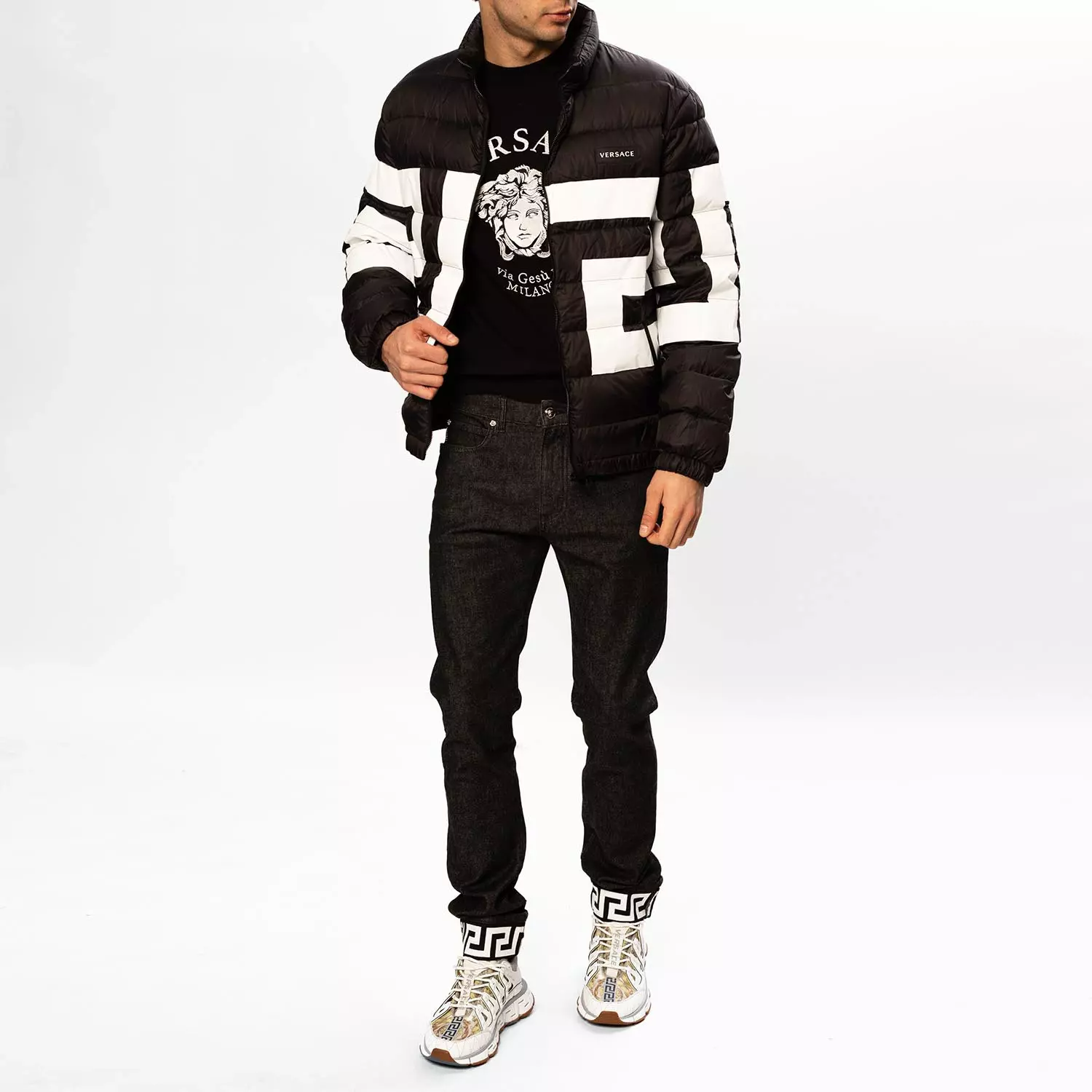 Giày Versace Trigreca 'Barocco Print White' DSU8094-D16TCG-D014H - Ảnh 4