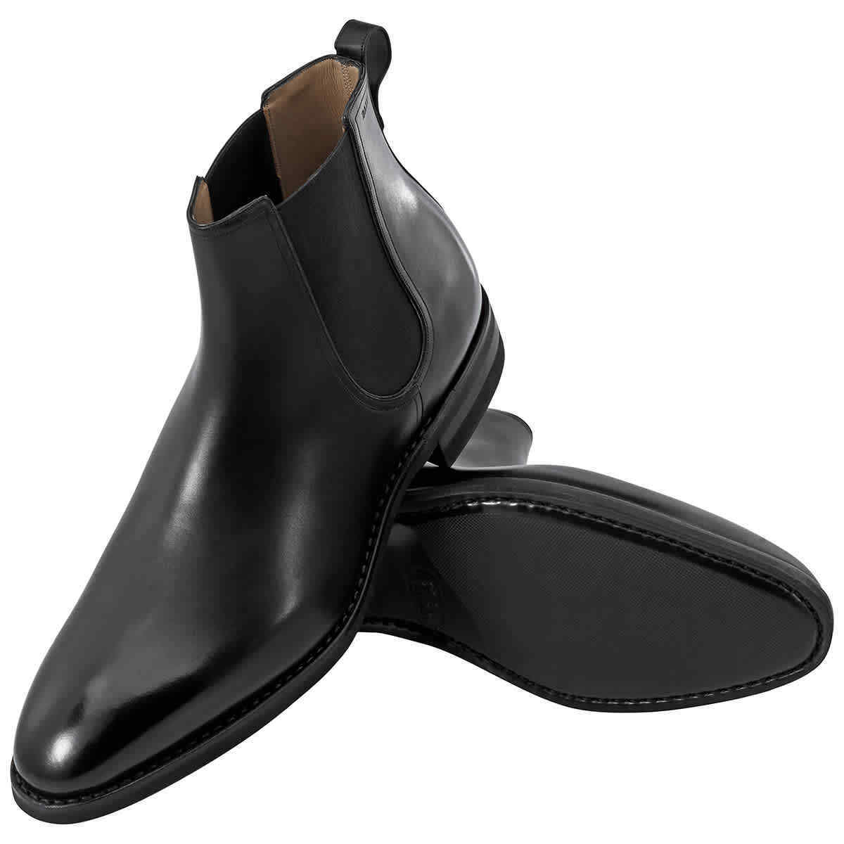 Giày Bally Scavone Black Leather Bootie 'Black' 6193764 - Ảnh 3