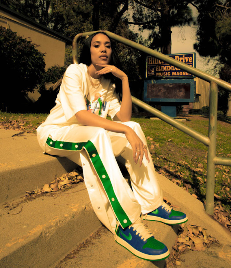 Giày Nike Aleali May x Wmns Air Jordan 1 High Zoom Comfort 'Califia' DJ1199-400 - Ảnh 7