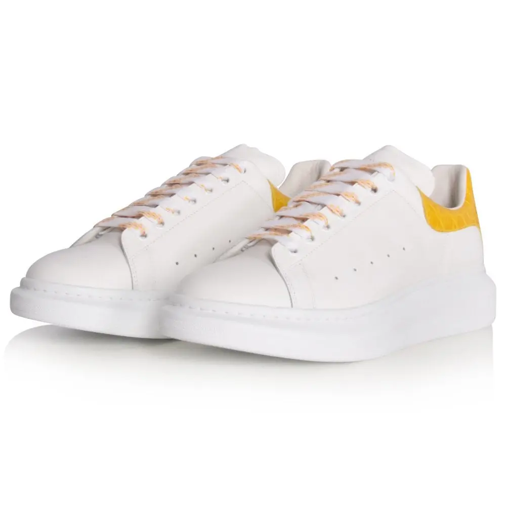 Alternative view of Giày Alexander McQueen Yellow Croc Oversized 625162-WHYB8-9429
