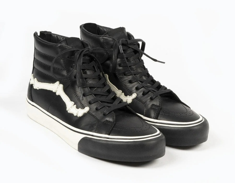 Giay Vans Sk8-Hi Reissue Zip LX Blends Bones 'Black White' VN0000SPA17