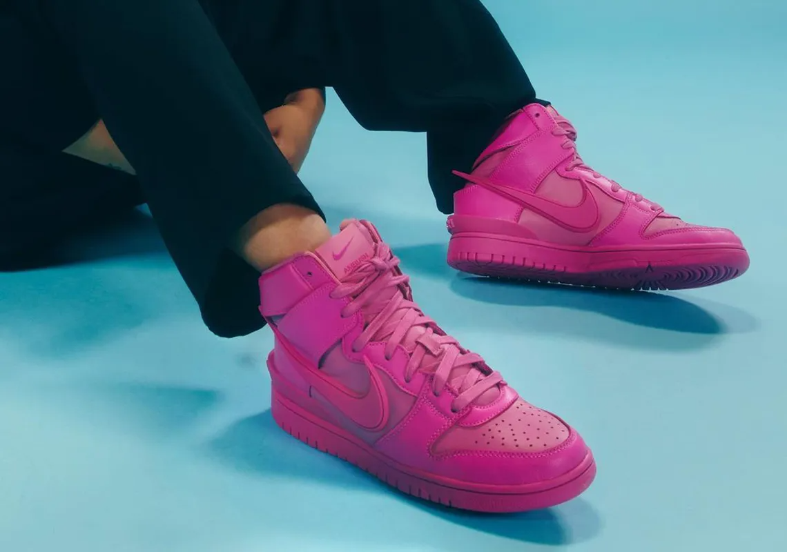 Giày Nike AMBUSH x Dunk High ‘Cosmic Fuchsia’ CU7544-600 - Ảnh 2