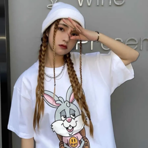 Alternative view of Áo Drew House Bunny SS Tee White