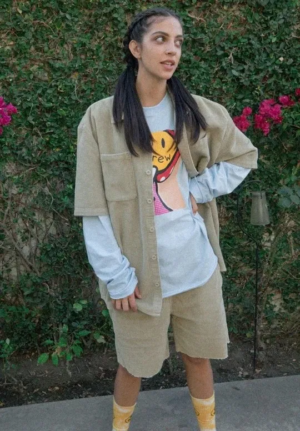 Alternative view of Áo Drew House Lollipop LS Tee Light Blue