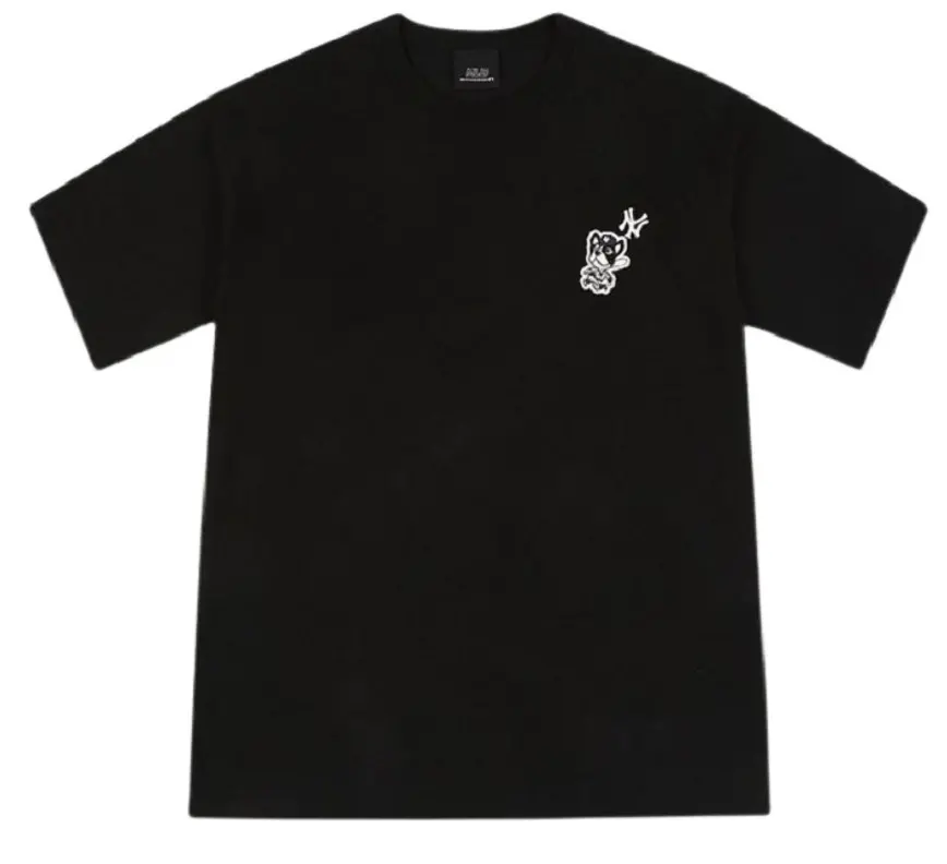 Áo MLB Bark Short Sleeve New York Yankees Black 31TSCM031-50L