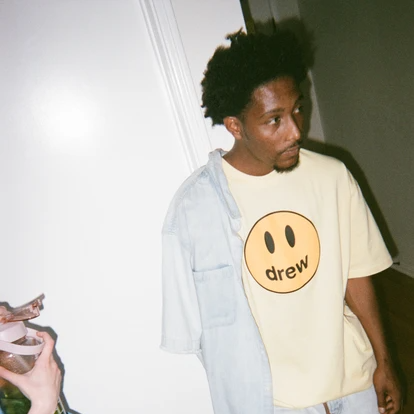 Áo Drew House Mascot SS Tee Light Yellow - Ảnh 2