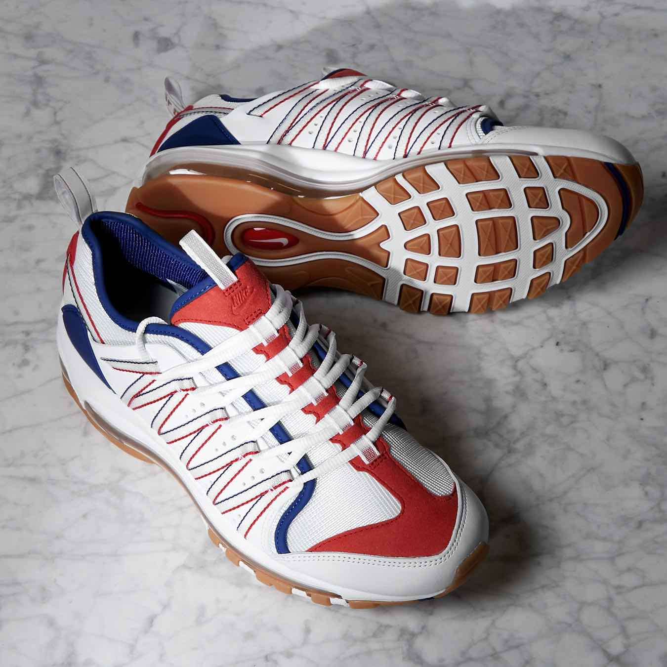 Giày Nike CLOT x Air Max 97 Haven 'Royal Red' AO2134-101 - Ảnh 7