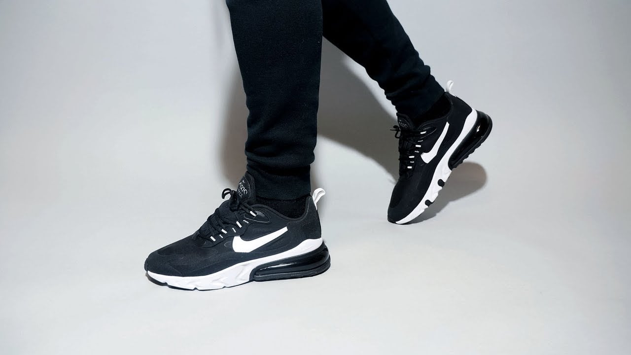 Giày Nike Air Max 270 React 'Black White' AO4971-004 - Ảnh 2