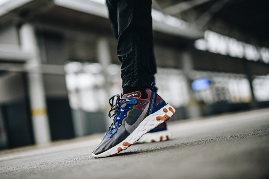 Giày Nike React Element 87 'Dusty Peach' AQ1090-200 - Ảnh 3