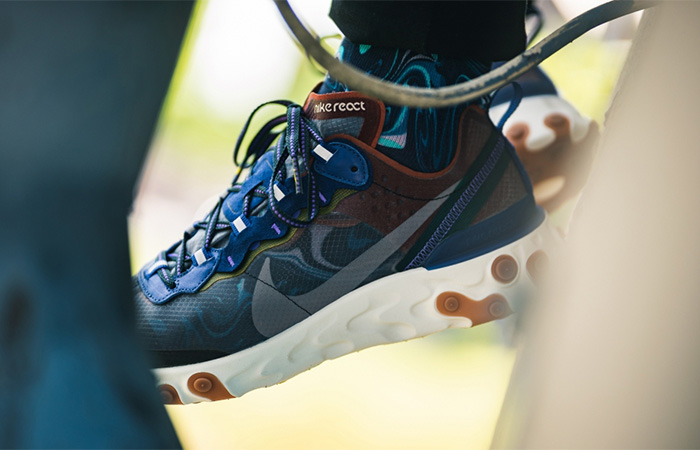 Giày Nike React Element 87 'Dusty Peach' AQ1090-200 - Ảnh 5