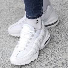 Alternative view of Giày Nike Air Max 95 GS 'White Vast Grey' AQ3147-100