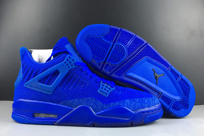 Giày Nike Air Jordan 4 Flyknit 'Hyper Royal' AQ3559-400 - Ảnh 4