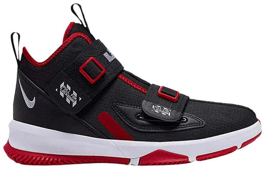 Giày Nike LeBron Soldier 13 GS 'Bred' AR7585-003