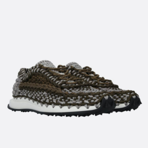 Alternative view of Giày Valentino Garavani Crochet Woven Fabric Sneakers WY2S0E41ZXBY08